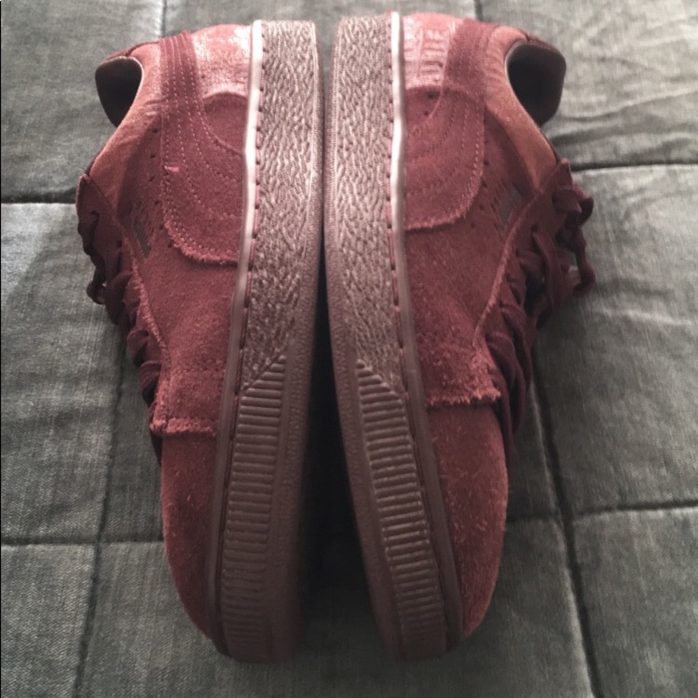 Purple Puma Suede/suede croc